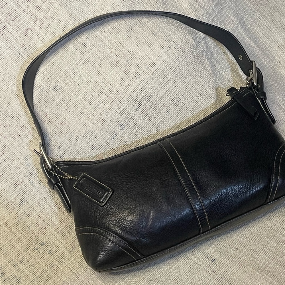 Small Leather Coach Purse Y2K Aesthetic